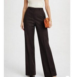Jones New York Signature Women's Trousers Size 16 Walnut Brown Dress Pants NEW